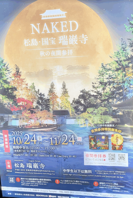 Matsushima's Fall Light Up 2025 photo